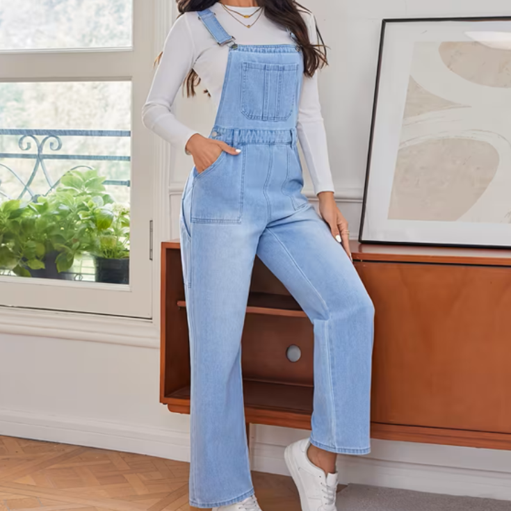 Sky Blue Overalls
