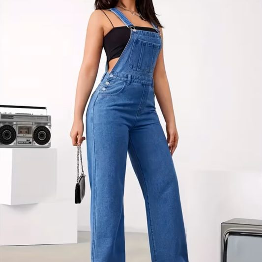 Navy Blue Overalls